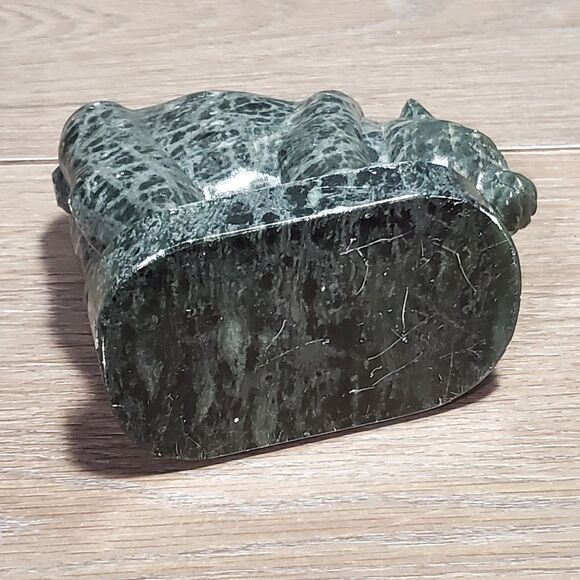 Vintage Grizzly Bear Stone Marble Figure Home Decor Native Forrest Cabin 90s - Picture 6 of 14